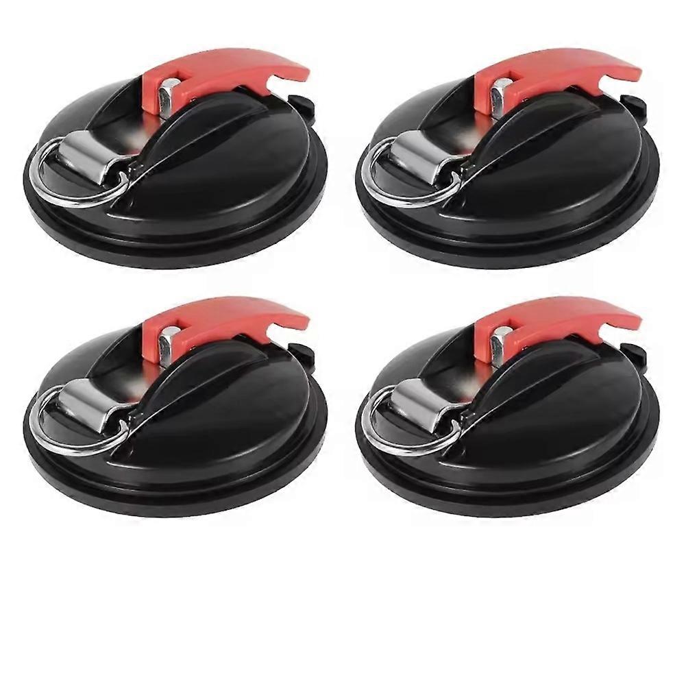 Set Mit 4 Ultrastarken, Multifunktionalen Saugnäpfen Zur Befestigung Von Planen, Zelten, Autos Und Campingwagen.