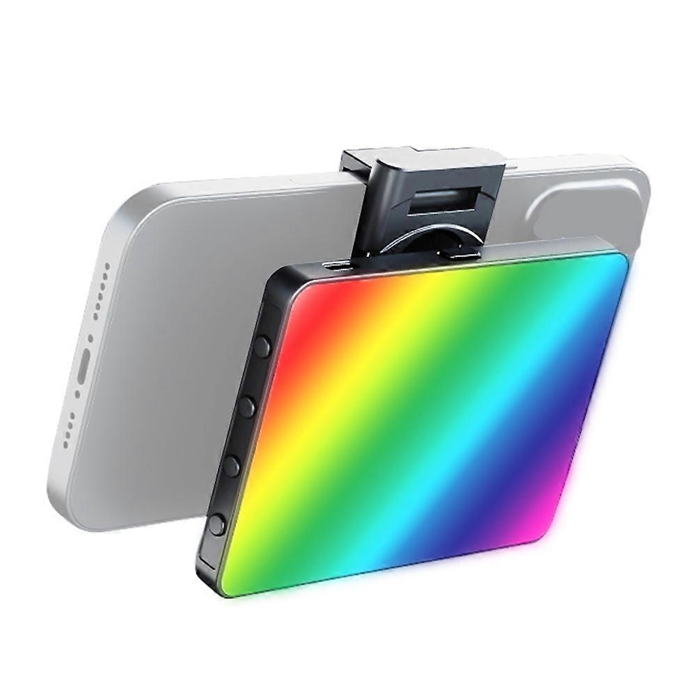 5w Rgb-led-taschenlampe, Farbtemperatur 3000k - 9900k, Eingebauter 1500mah-akku, Handyhalterung Und Blitzschuhadapter.