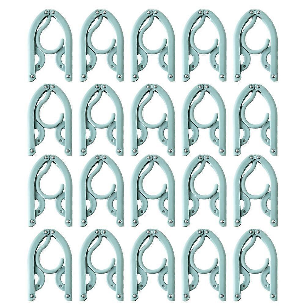 Zusammenklappbarer Wäscheständer Für Reisen, Ideal Für Geschäftsreisen. Freistehend, Zusammenklappbar Und Blau.