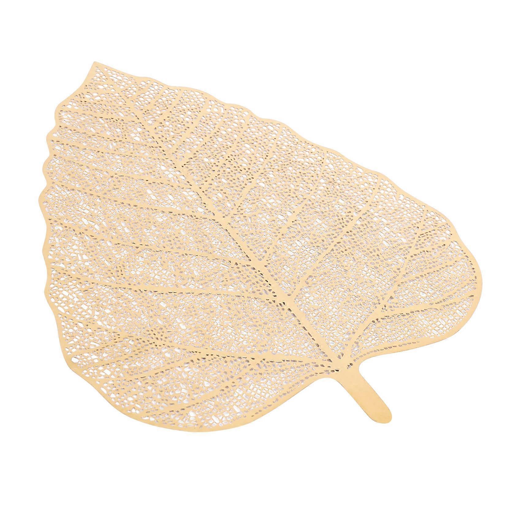 Handgefertigtes Edelstahl-blattsieb (gold)