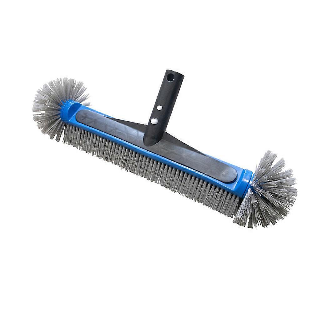 Robuster 40 Cm (16 Zoll) Poolbürstenkopf Mit Abgerundeten Enden, Reinigungsbürste Für Poolfliesen, Wände, Boden Und Treppen