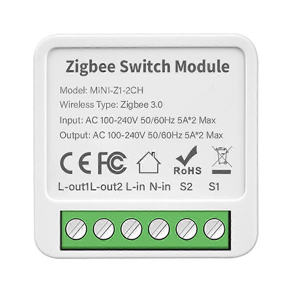 Graffiti Smart Zigbee 2-wege-ein/aus-schalter, Mini-einbauschalter