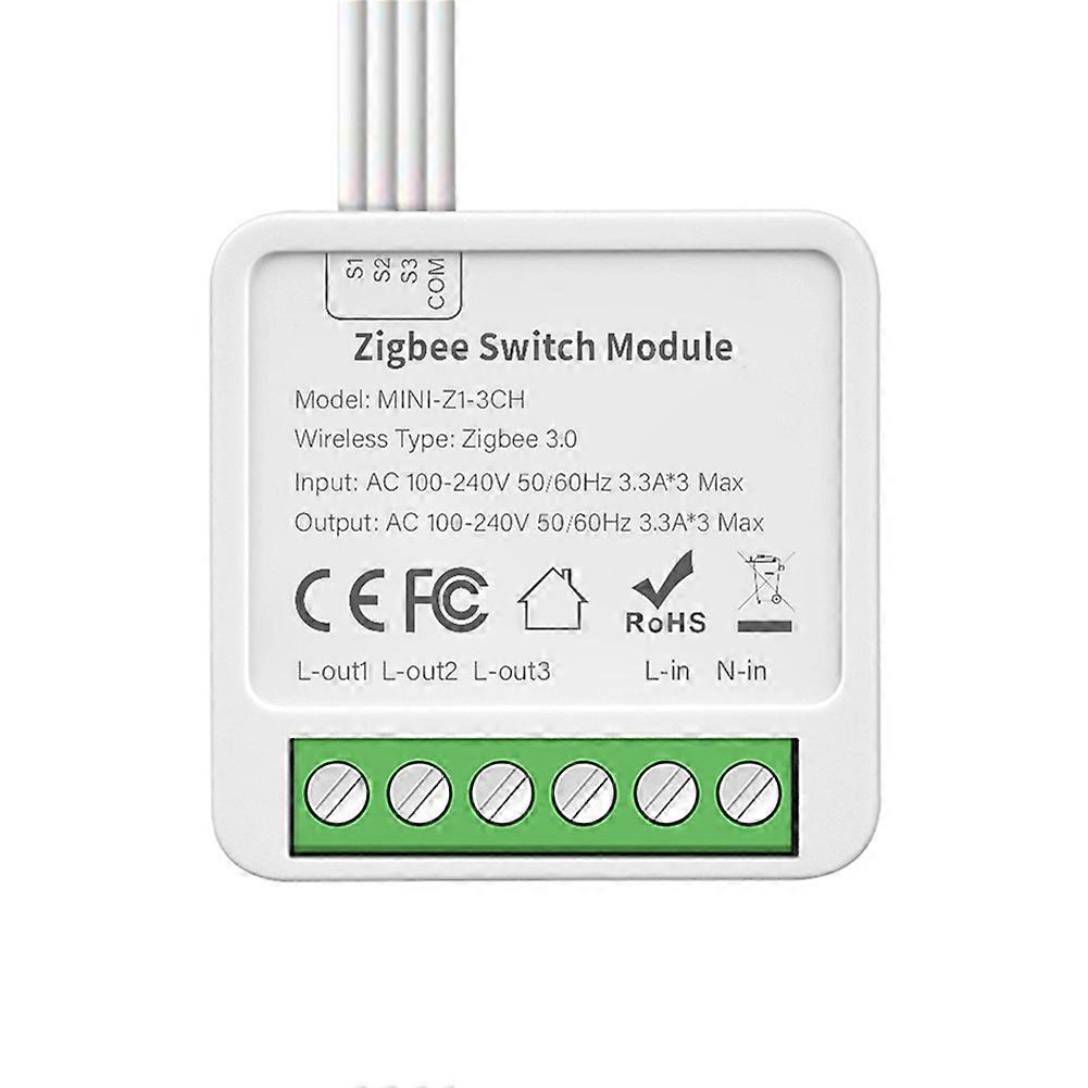 Graffiti Smart Zigbee 3-wege-ein/aus-schalter, Mini-einbauschalter