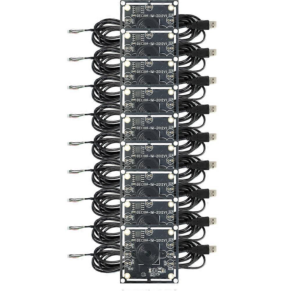 100° 9-teiliges 1mp Ov9732 1280x720 Usb-kameramodul, Treiberlos, Manueller Fokus, 3-meter-kabel Im Lieferumfang Enthalten, Kompatibel Mit Winxp/7/8/10
