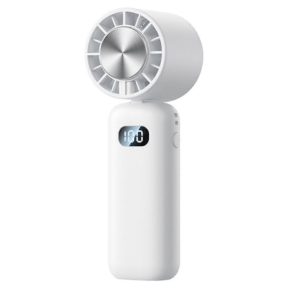 Mini-taschenventilator Mit Eiskompression, Mini-faltventilator Mit Leiser Digitalanzeige, Nackenventilator Mit Eiskompression, B