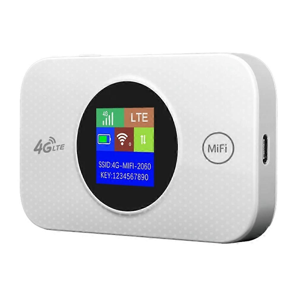 Mf968 4g-wlan-router Mit Sim-kartensteckplatz, Mini-lte-router, Reise-wlan-router, 3000-mah-akku, 150 Mbit/s Geschwindigkeit