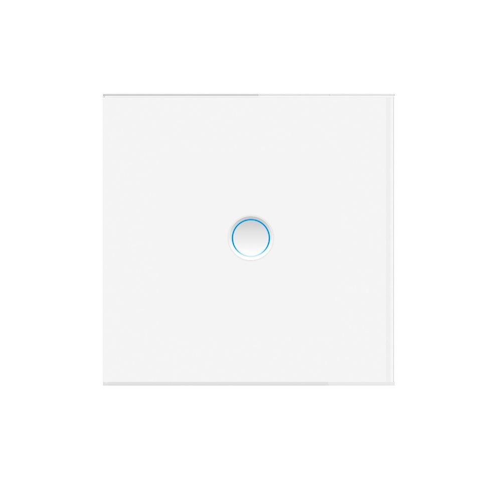 Tuya Matter 1-fach Smart-wandschalter, Berührungsempfindlich, Kompatibel Mit Alexa Und Google Home (einseitige Sprachsteuerung). Benötigt Einen Neutralleiter.