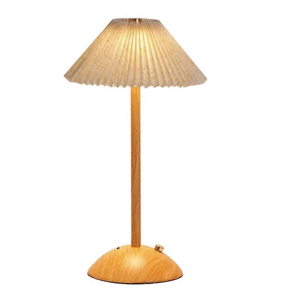 Dreifarbige Nachttischlampe Mit Einstellbarer Helligkeit, Wiederaufladbar Und Dekorativ Mit Sockel, Für Schlaf- Oder Wohnzimmer.