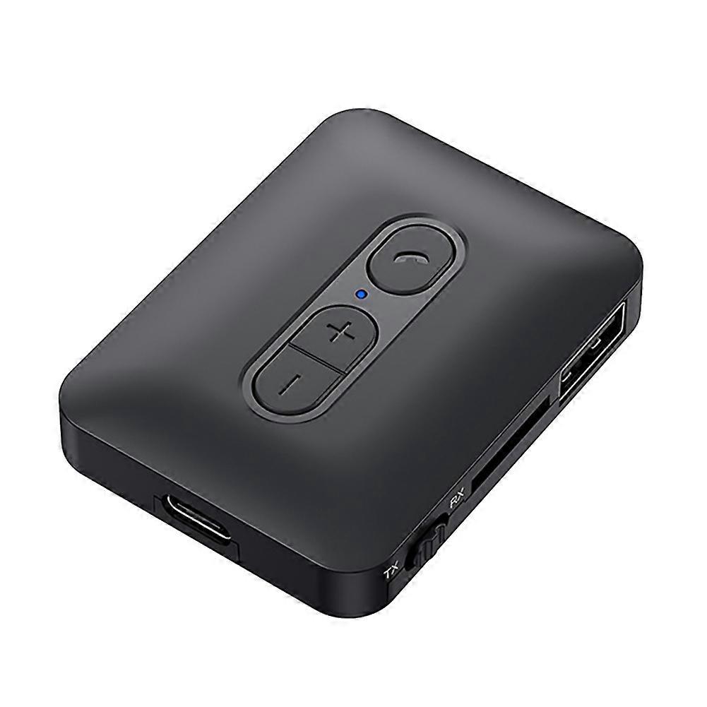 Bluetooth 5.4 Audio-empfänger Und -sender, Wiedergabe Von Usb-sticks Und Tf-karten, 3,5-mm-aux-eingang, Drahtloser Stereo-audioadapter Mit Mikrofon.