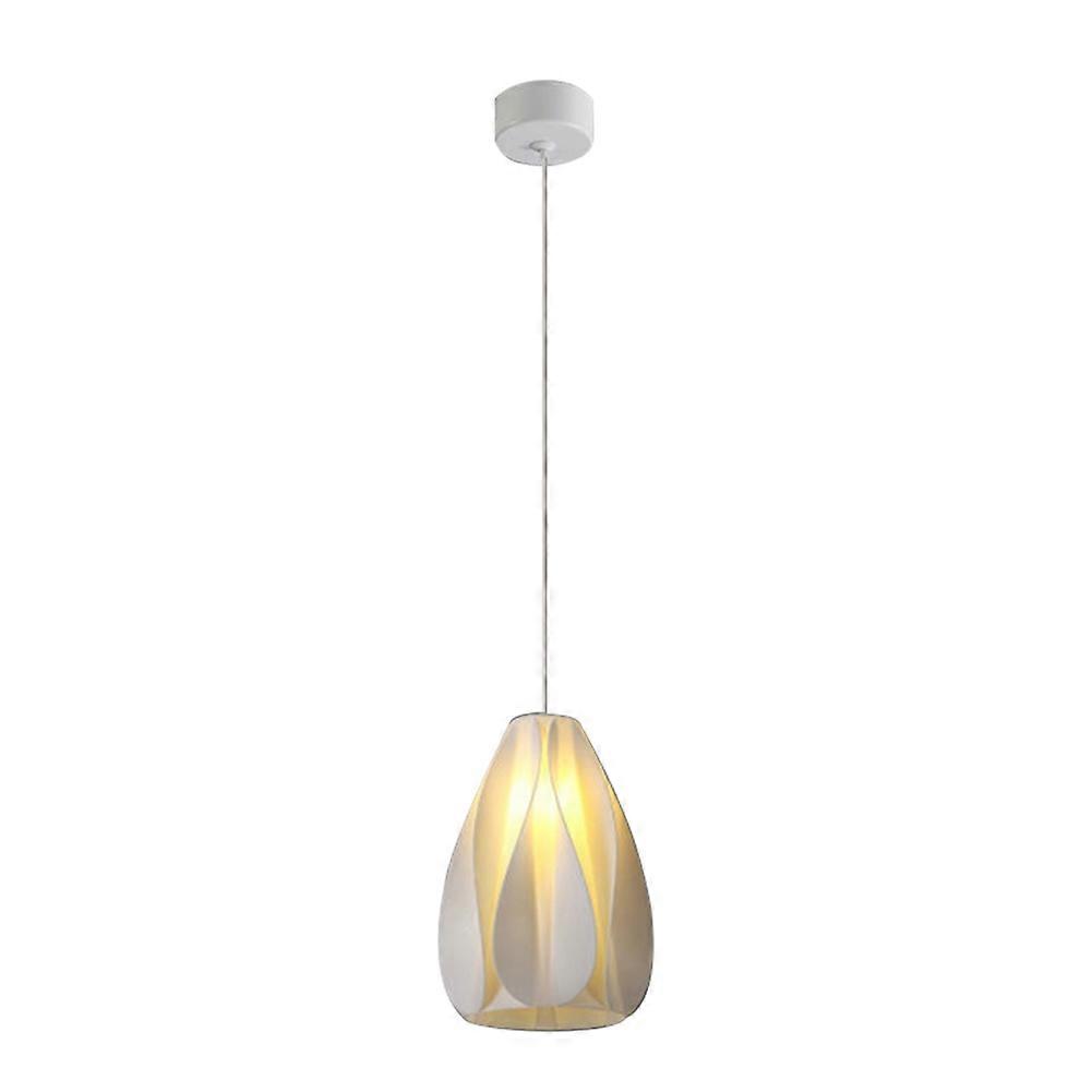 Pvc-kronleuchter Mit Geschwungenem Lampenschirm Für Wohnzimmer, Treppenhaus, Schlafzimmer, Kücheninsel, Lounge.