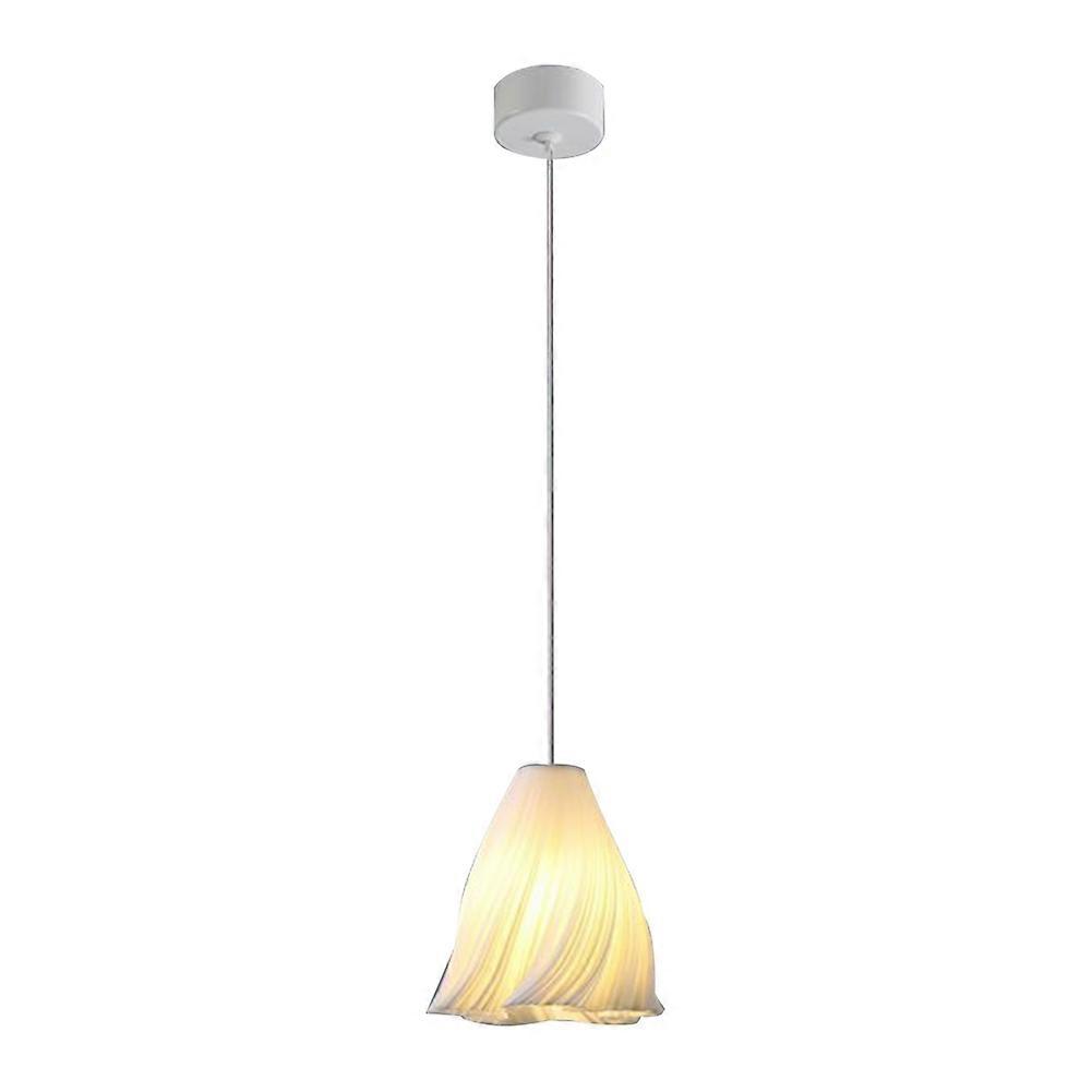 Pvc-kronleuchter Mit Lampenschirm, Treppenhaus, Wellenförmiges Design, Deckenleuchte Für Schlafzimmer, Kücheninsel, Wohnzimmer D