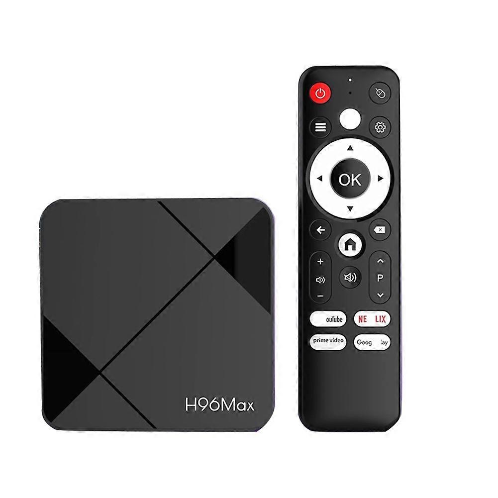 H96 Max Rk3518 Smart-tv-box, Android 14, Atv-tv-box, 4k Mit 60 Fps, Wi-fi 6 100 Mbit/s, Sprach-mediaplayer, Set-top-box, Netzteil