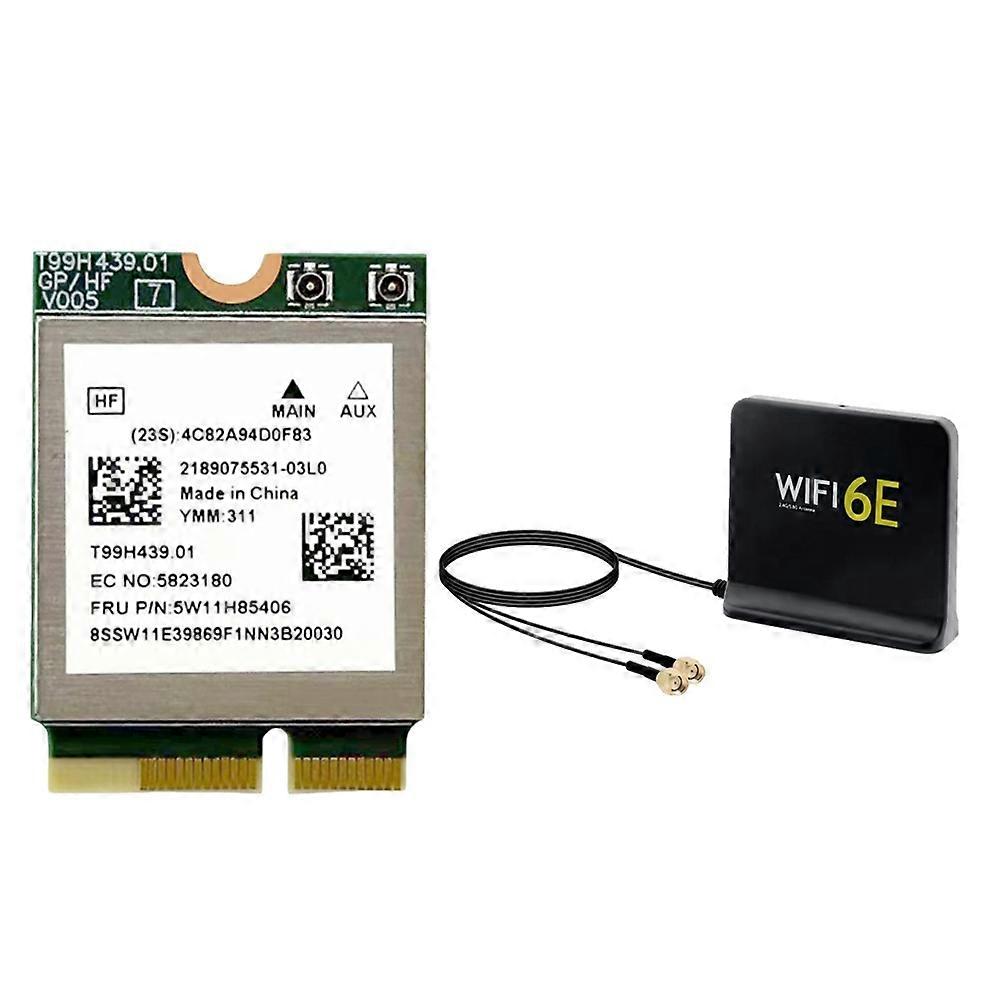Mt7927 Wi-fi 7 Karte + Tri-band 2,4 Ghz/5 Ghz/6 Ghz Wi-fi 6e Antennenkit 8774m Bt5.4, Gigabit-wlan-netzwerkkarte