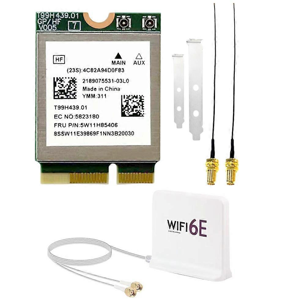 Wi-fi 7 Mt7927 Karte + Wi-fi 6e 8774m Antenne 2,4 Ghz/5 Ghz/6 Ghz Tri-band Bt5.4 Gigabit-wlan-netzwerkkarte