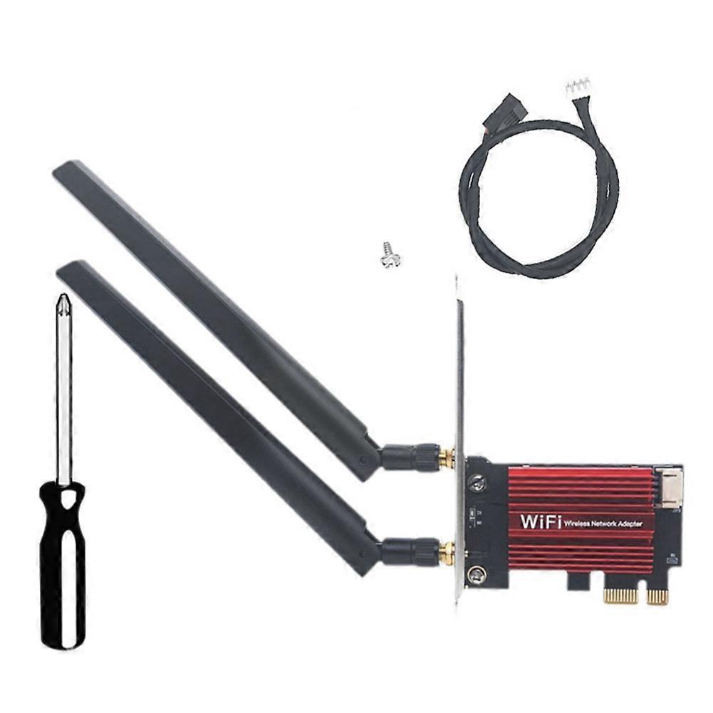 Mt7927 Wi-fi-karte Mit Zwei 8-db-antennen, Tri-band 2,4 Ghz/5 Ghz/6 Ghz, 8774 Mhz, Gigabit Bluetooth 5.4-adapter.