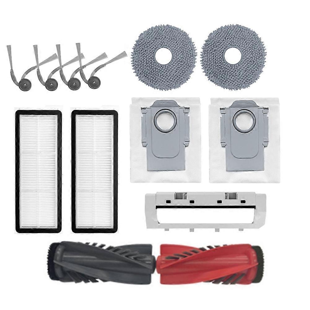 Zubehör Für Roborock Qrevo C/qrevo 5ae/qrevo Edgec Staubsauger: Hauptbürste, Staubbeutel, Seitenbürste, Reinigungstuch, Filter