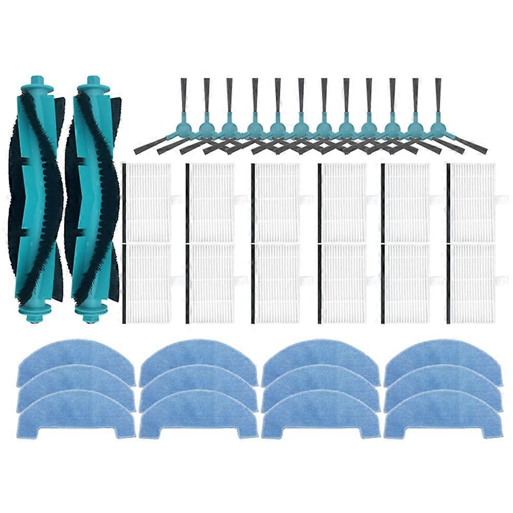 Ersatzteile, Die Mit Dem Ultenic D10 Saugroboter Kompatibel Sind: Hauptwalze, Seitenbürste, Hepa-filter, Reinigungstuch Und Zubehör.