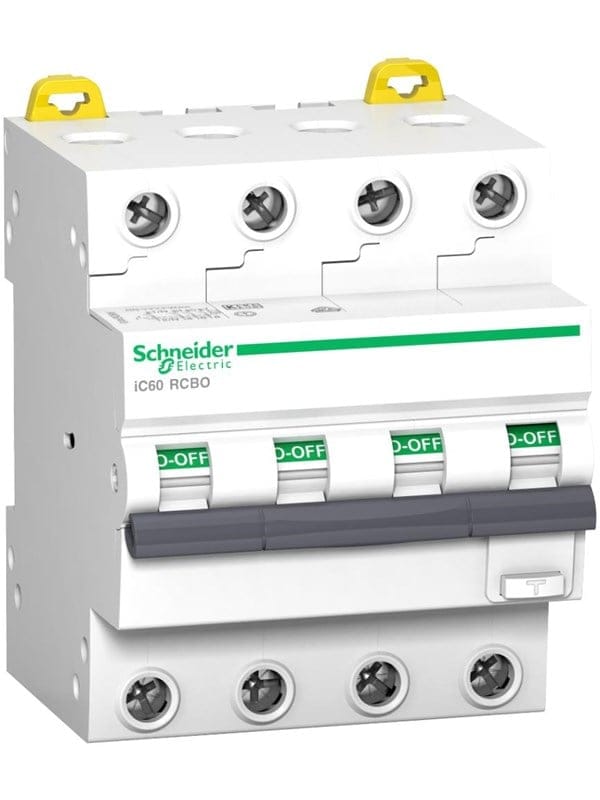 Schneider Electric Acti9 ic60 rcbo 4p 16a 300ma c 6ka a