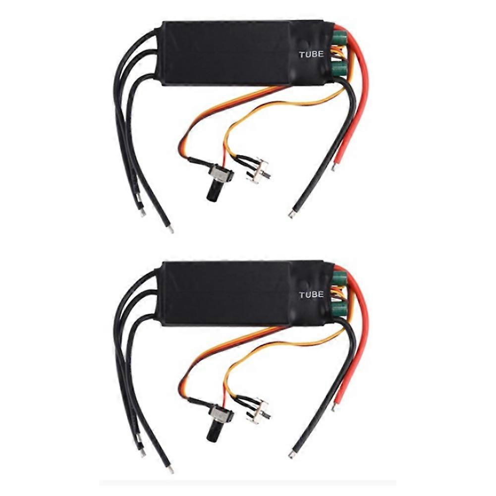 Satz Mit 2 Drehzahlreglern Für Dreiphasige Bldc-motoren 6-24 V 1000 W (bürstenlos, Mit Hall-zellen).