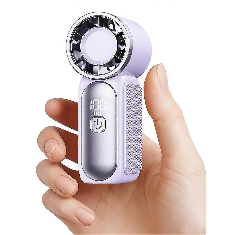 Mini-tragventilator, Leistungsstark, Wiederaufladbar, Ohne Rotorblätter, Ultraleise, Im Taschenformat.