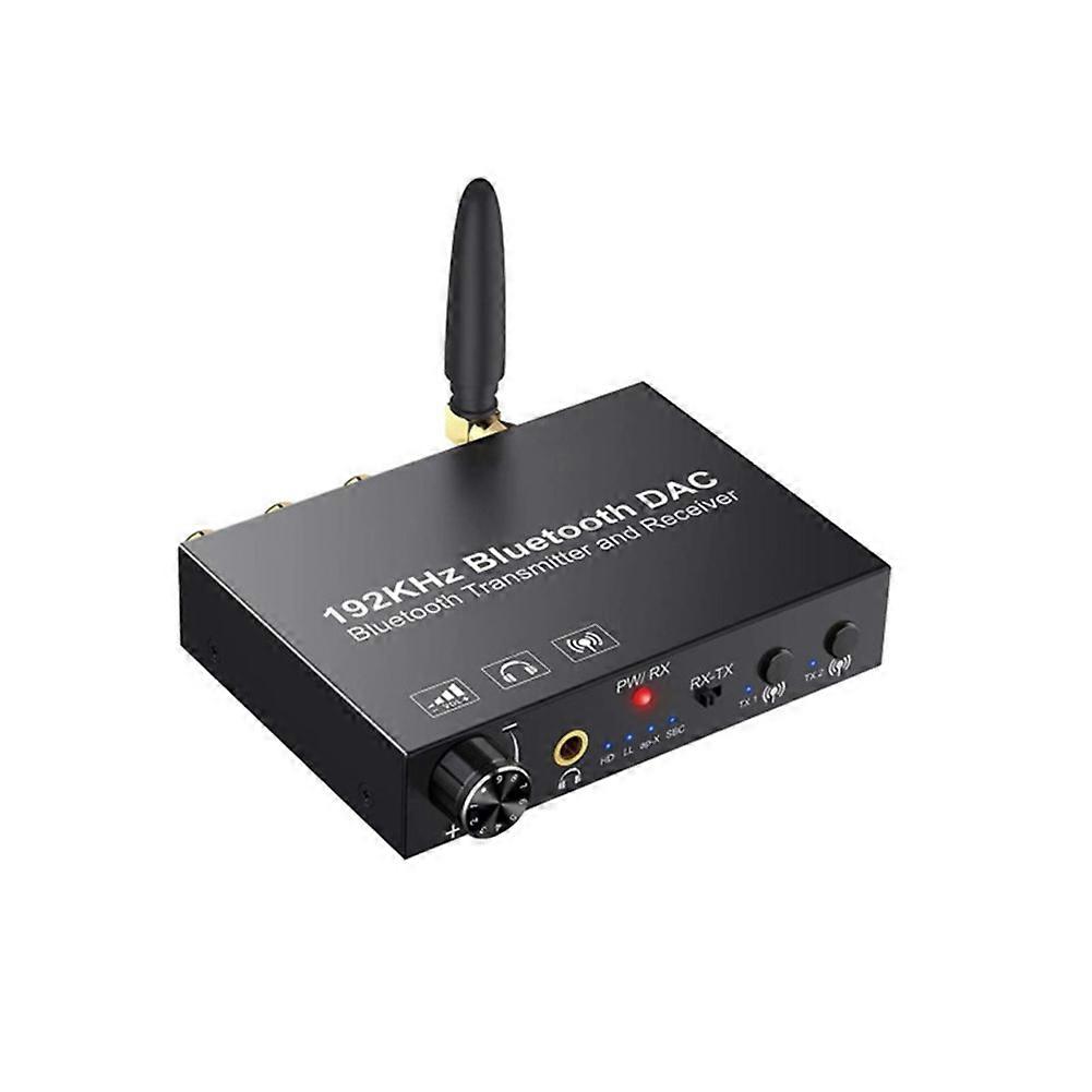 Digital-analog-wandler (dac) Mit Spdif-, Analogem Audio-, Bluetooth 5.0-, Rca- Und 3,5-mm-ausgängen Sowie Lautstärkeregelung Für Tv/ps4-verstärker.