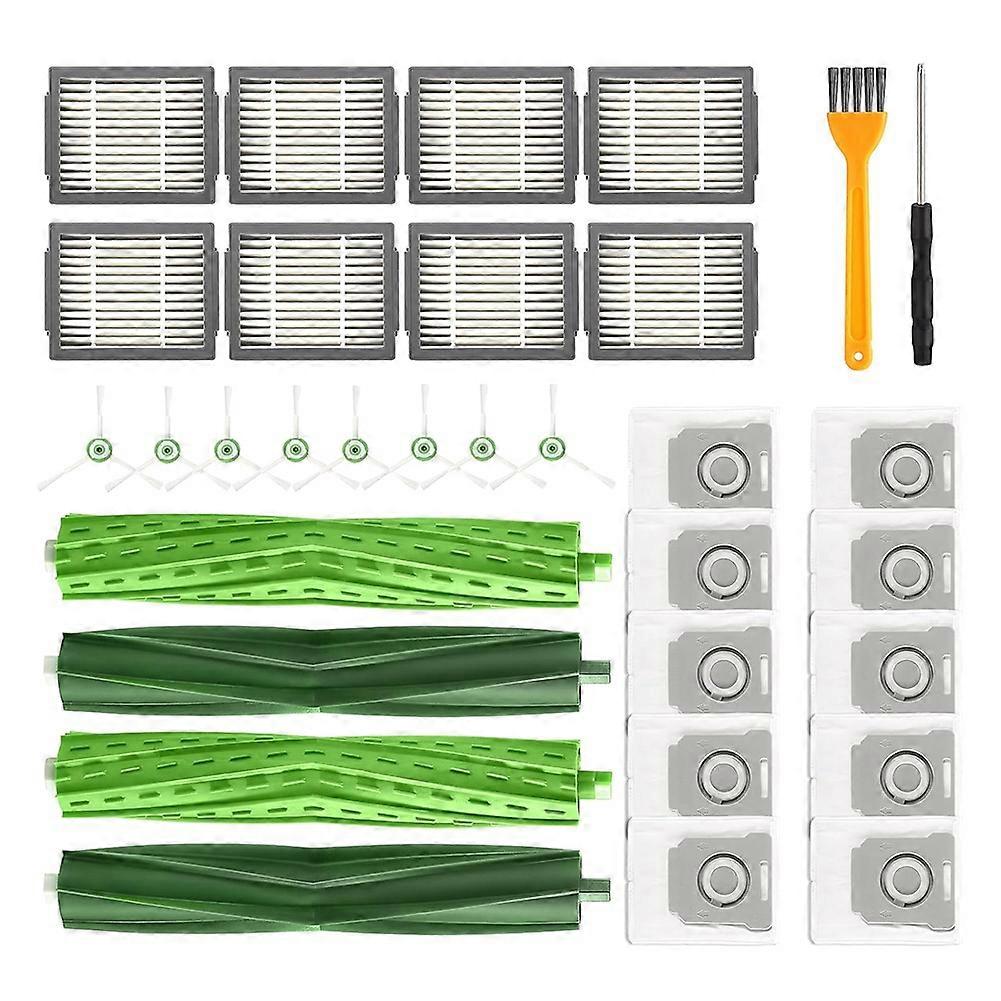 Ersatzteile Für Irobot Roomba E/i/j Serie (e5, E6, I6, I7+, J7+/plus): Hauptbürste, Hepa-filter, Reinigungstuch Und Zubehör.