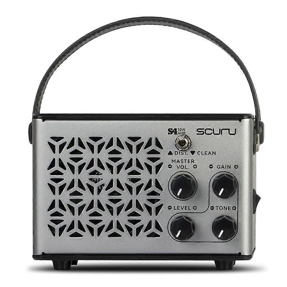 Scuru S4 Mini 10w Wiederaufladbarer Bluetooth-gitarrenverstärker, Combo-gitarrenverstärker Für Desktop-übung