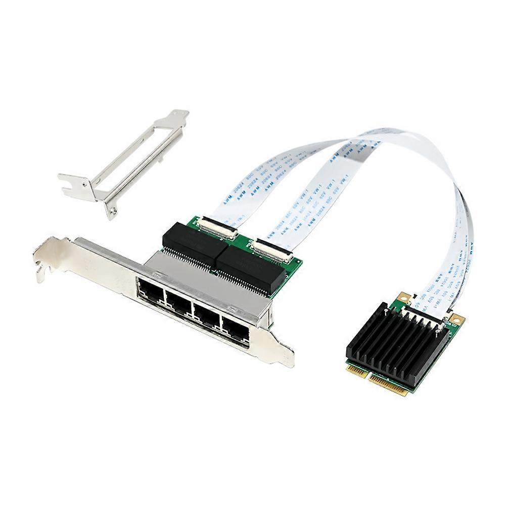 Minipcie Gigabit-ethernet-netzwerkkarte, 4-port Rj45 Ethernet-adapter 10/100/1000 Mbit/s I350-t4 Sas