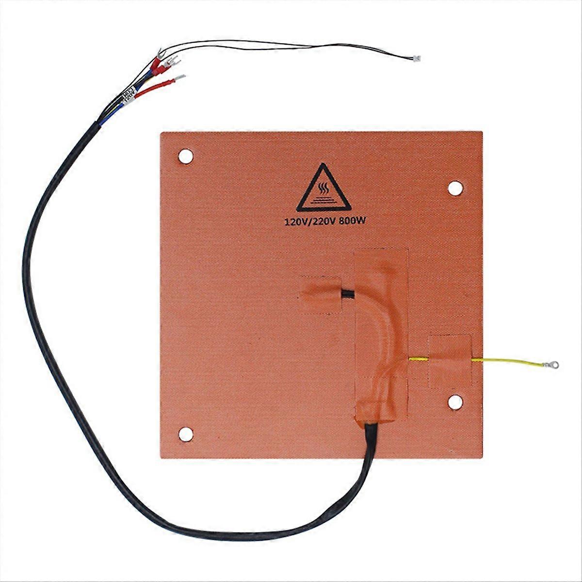 800-w-bimetall-heizmatte, Dualspannung 120 V/220 V, Für K1 Max, 305 X 301 Mm, 157 °c. Thermostatischer Schutz.