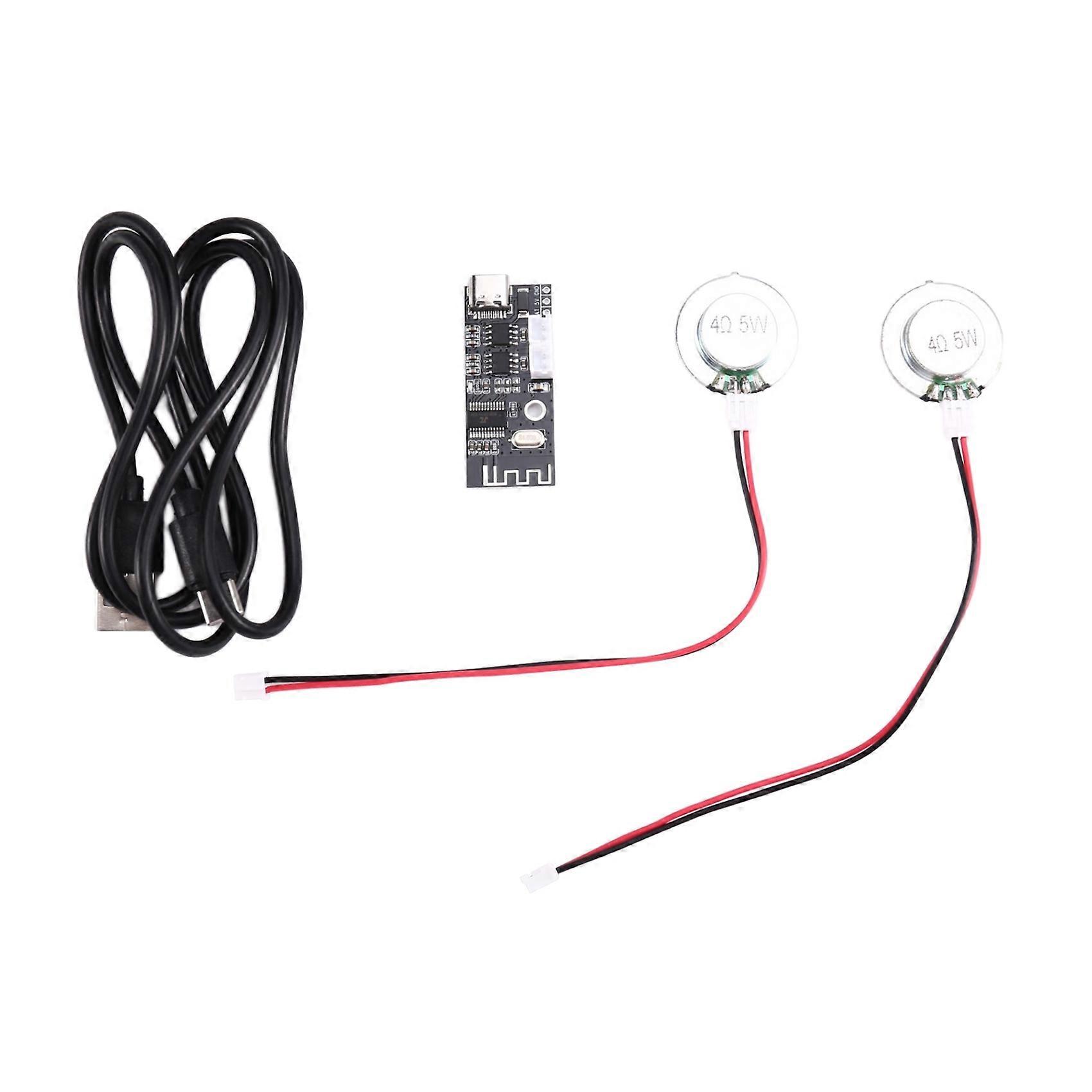 Selbstgebauter 4-ohm-5-watt-knochenleitungslautsprecher, Verstecktes Audiosystem, Resonanzhorn Mit Bluetooth-verstärkerplatine