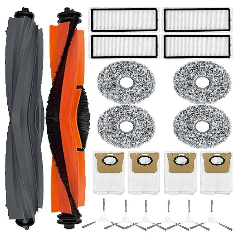 Ersatzteile Für Den Dreame L20 Ultra/l30 Ultra Saugroboter: Hauptseitenbürste, Hepa-filter, Reinigungstuch, Staubbeutel Und Zubehör