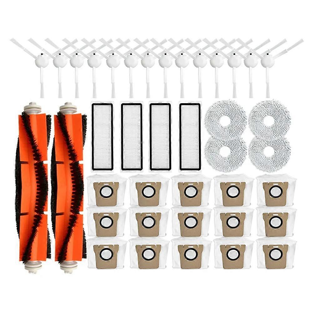 Ersatzteile Für Xiaomi Mijia Omni 1s B101cn B116 X10+ Wischmopp Für Dreame L10s Ultra / S10 Pro: Hauptseitenbürste, Hepa-filter Und Staubbeutel.