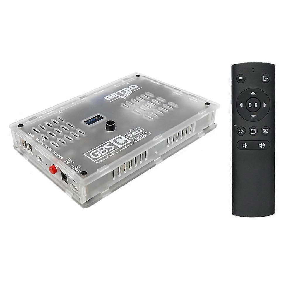Gbs Control Pro Videokonverter Für Spielkonsolen: Fernbedienung, Scart, Rgbs, Ypbpr, Vga, Composite (av Sv Zu Hdmi Kompatibel Mit Us-stecker).