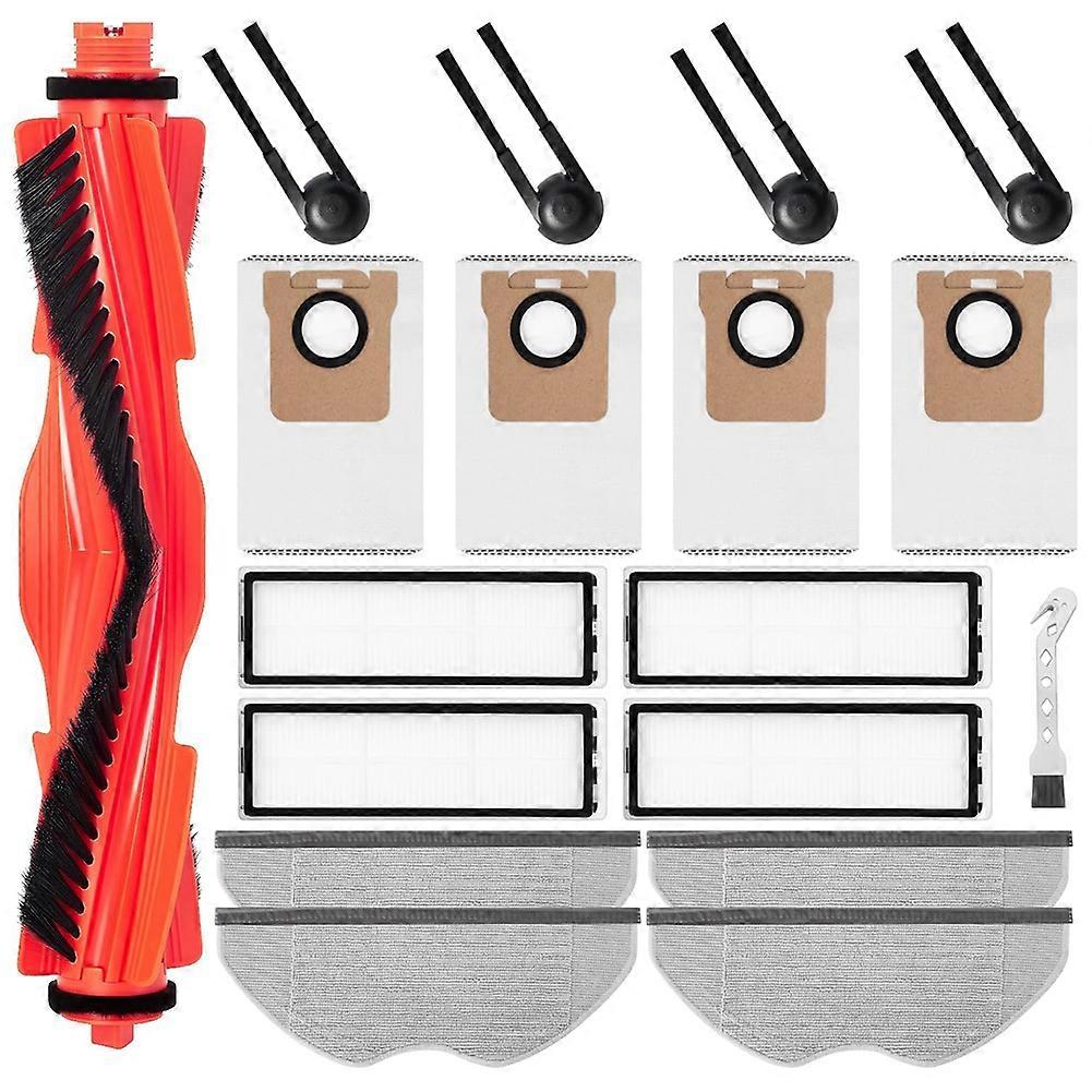 Zubehör Und Ersatzteile Für Den Xiaomi H40 Staubsauger: Hauptseitenbürste, Hepa-filter, Reinigungsbeutel.