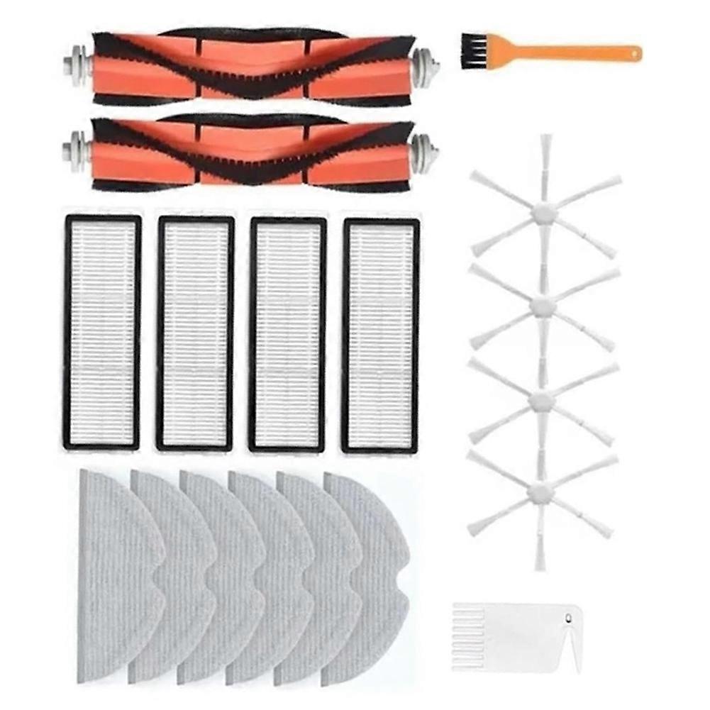 Ersatzteile Für Xiaomi Robot Vacuum Mop 2c Stytj03zhm: Hauptseitenbürste, Hepa-filter Und Reinigungstuch.