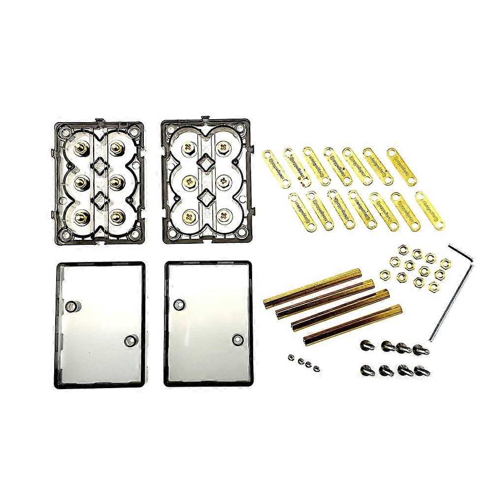 Anschlusskasten Für Heimwerkerwerkzeuge, Batteriehalter Für 12v-, 24v- Und 48v-stromspeichersets, Kompatibel Mit 18650-6-hochstrombatterien
