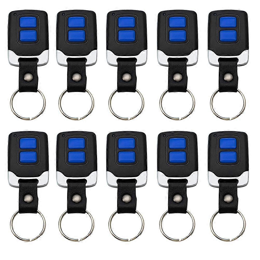 10er-pack Garagentor-fernbedienungen (433 Mhz) Mit 2-tasten-duplizierung, Türöffnungssteuerung, Elektrischer Klonfunktion Und Festem Zugangscode