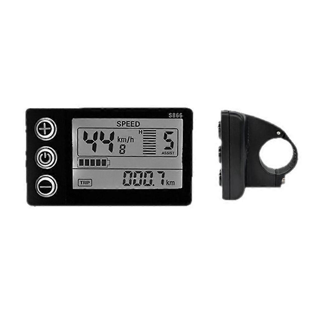S866 Lcd-bildschirm Für Elektrofahrräder, Mit Smart-controller, Bedienfeld Und Sm-steckdose, 48 V.