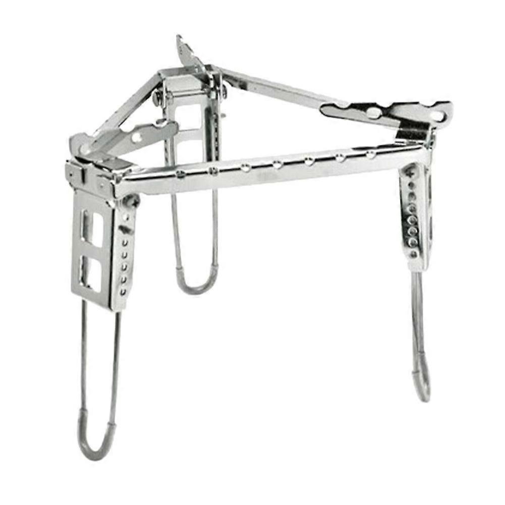 Zusammenklappbarer Und Tragbarer Dreieckiger Campingkocherständer, Multifunktional, Ideal Für Picknicks, Reisen Und Grillabende.
