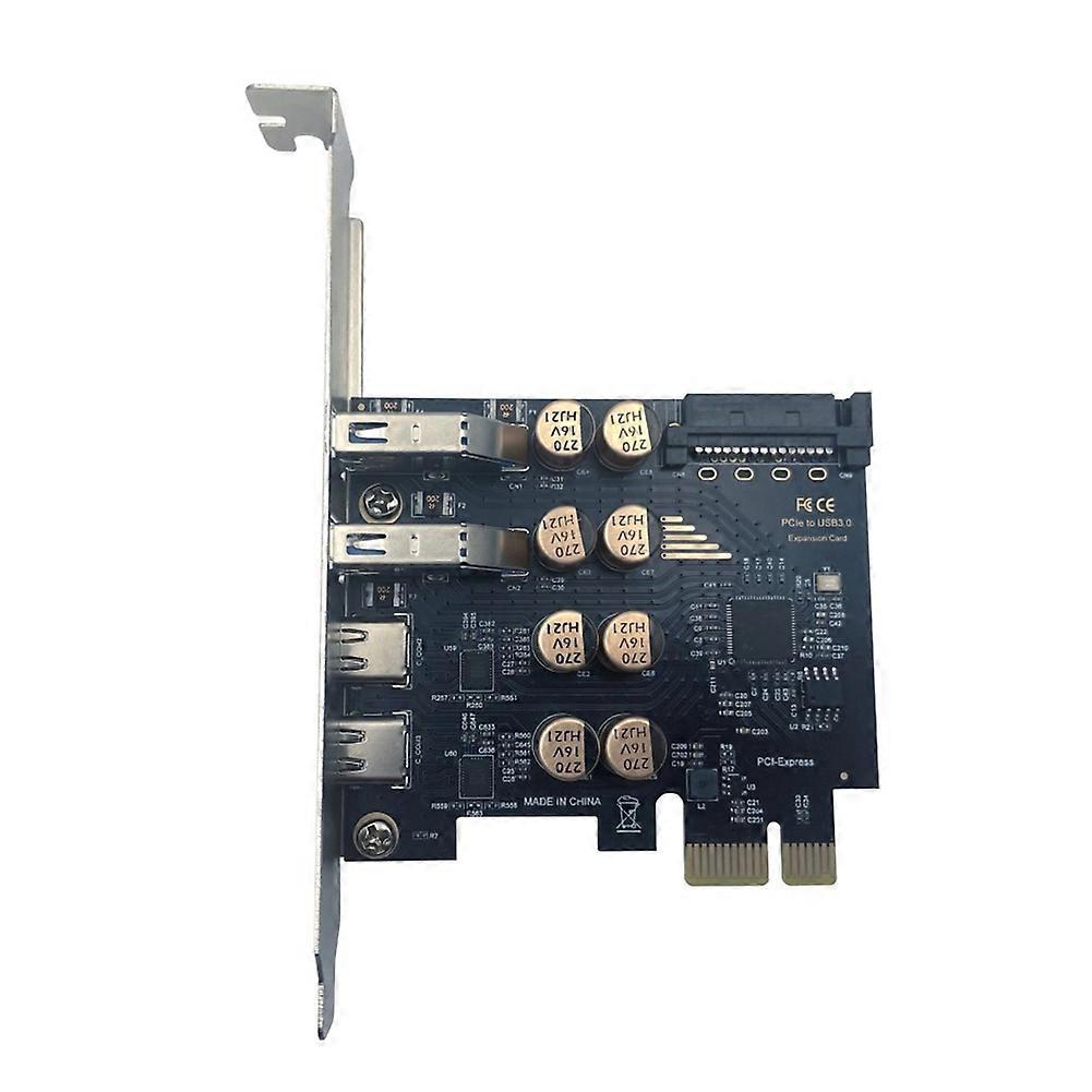 Pci-erweiterungskarte Mit 4 Usb 3.0-anschlüssen + Typ-c 5 Gbit/s D720201 High-speed Sata-hub Für Desktop-computer