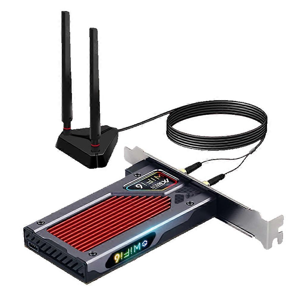 Ax210 Pci-e Wifi 6e Netzwerkkarte, Bt5.3 5374 Mbps Tri-band 2,4 Ghz/5 Ghz/6 Ghz Für Desktop-pcs