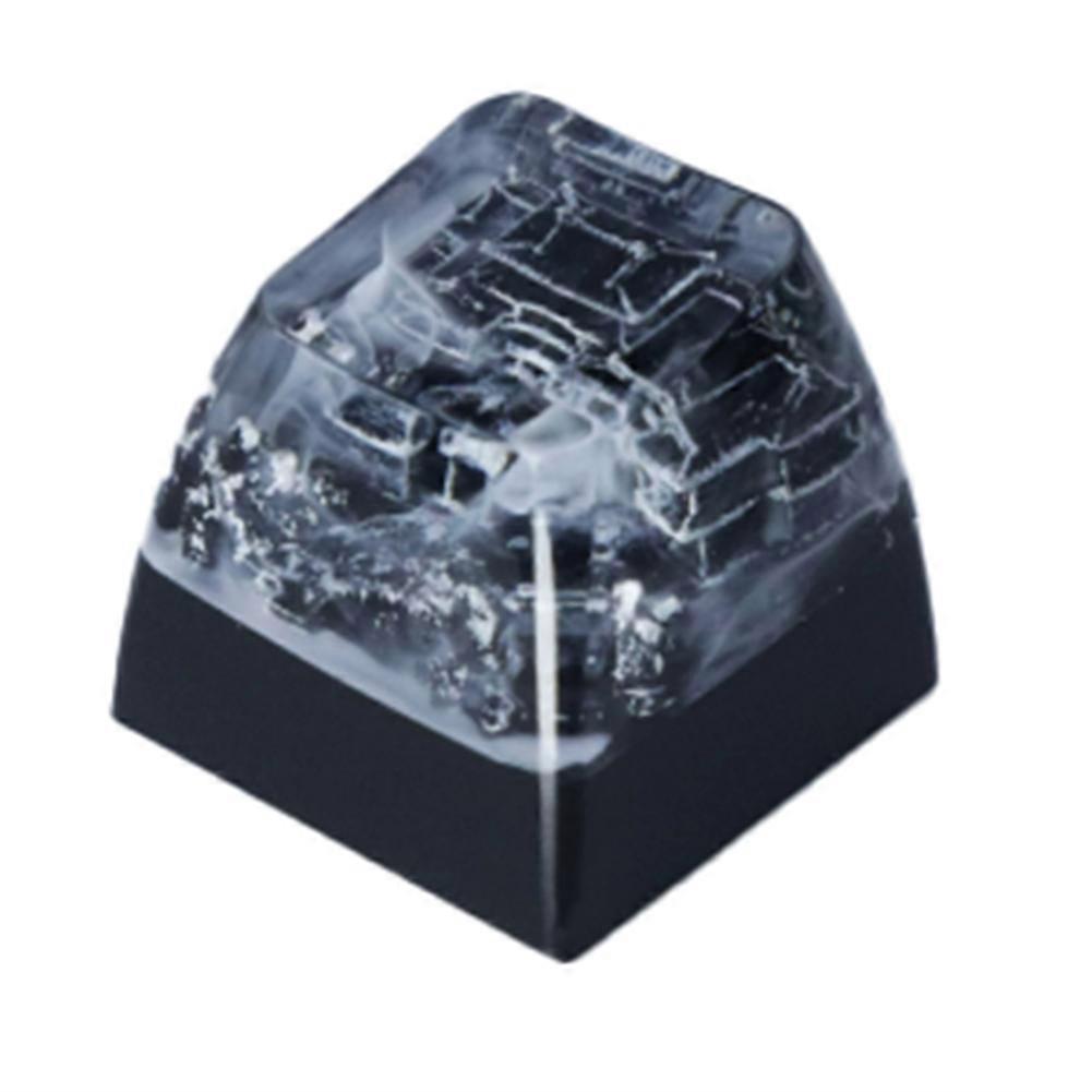 Mechanische Tastaturtasten In Form Eines Antiken Berggipfels, Handgefertigt, Kreativ Und Originell (c).