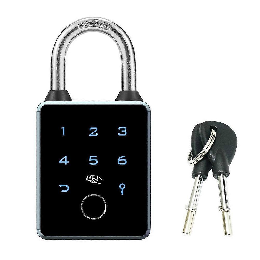Ttlock Smart-vorhängeschloss, App-gesteuert, Wasserdicht, Mit Zugangscode Und Smartcard, Für Koffer, Ideal Für Fitnessstudiotüren Und Outdoor-aktivitäten.
