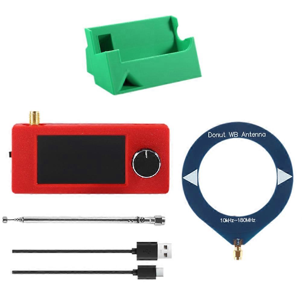 Si4732 Mini-radioempfänger-kit 10 Khz-180 Mhz, 1,9-zoll-bildschirm, Fm/am/lsb/usb-kurzwellenempfang, Ständer Und Antenne Inklusive.