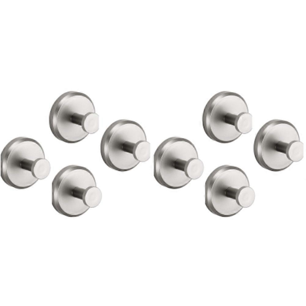 Set Mit 8 Saugnapfhaken Für Dusche, Badezimmer, Küche, Glastür, Spiegel, Fliesen – Ideal Für Schwamm, Handtuch, Mantel, Bademantel Und Kleidung.