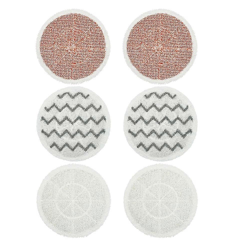 6er-pack Wiederverwendbare Ersatz-reinigungspads Für Bissell Spinwave Dampfreiniger (modelle 3897a Und 3712) – Reinigungsset Für Hartböden