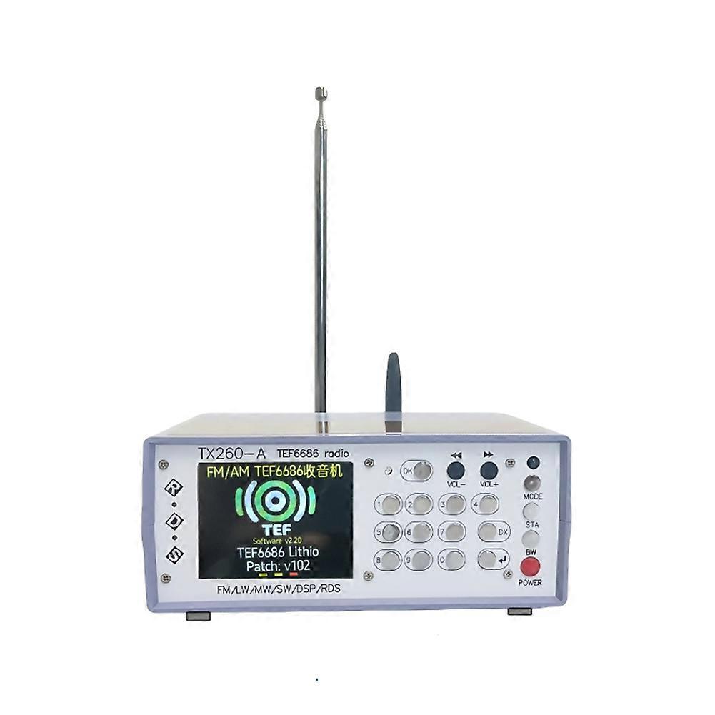 Rx260 Stereo-tischradio Mit Hochempfindlichem Bluetooth-infrarotsender Tef6686 Und Fernbedienung