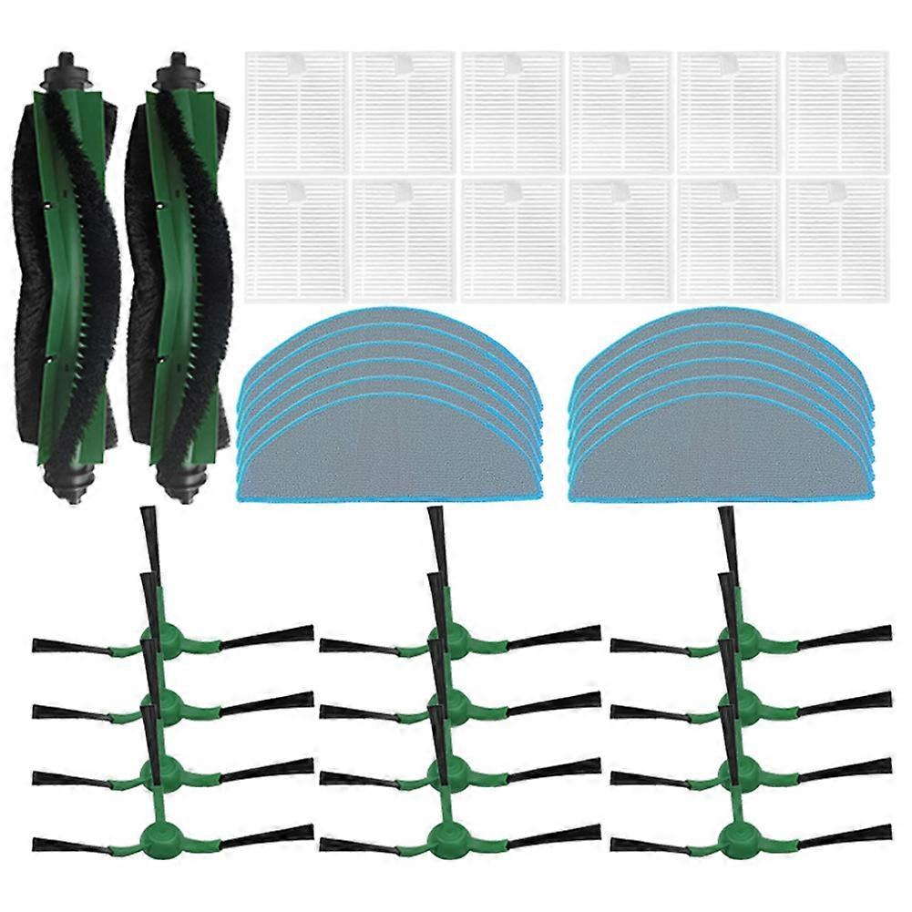 Für Irobot Roomba Combo Essential, Ersatzteile Für Roomba Vac Essential: Hauptwalze, Seitenbürste, Hepa-filter, Reinigungstuch Und Zubehör A