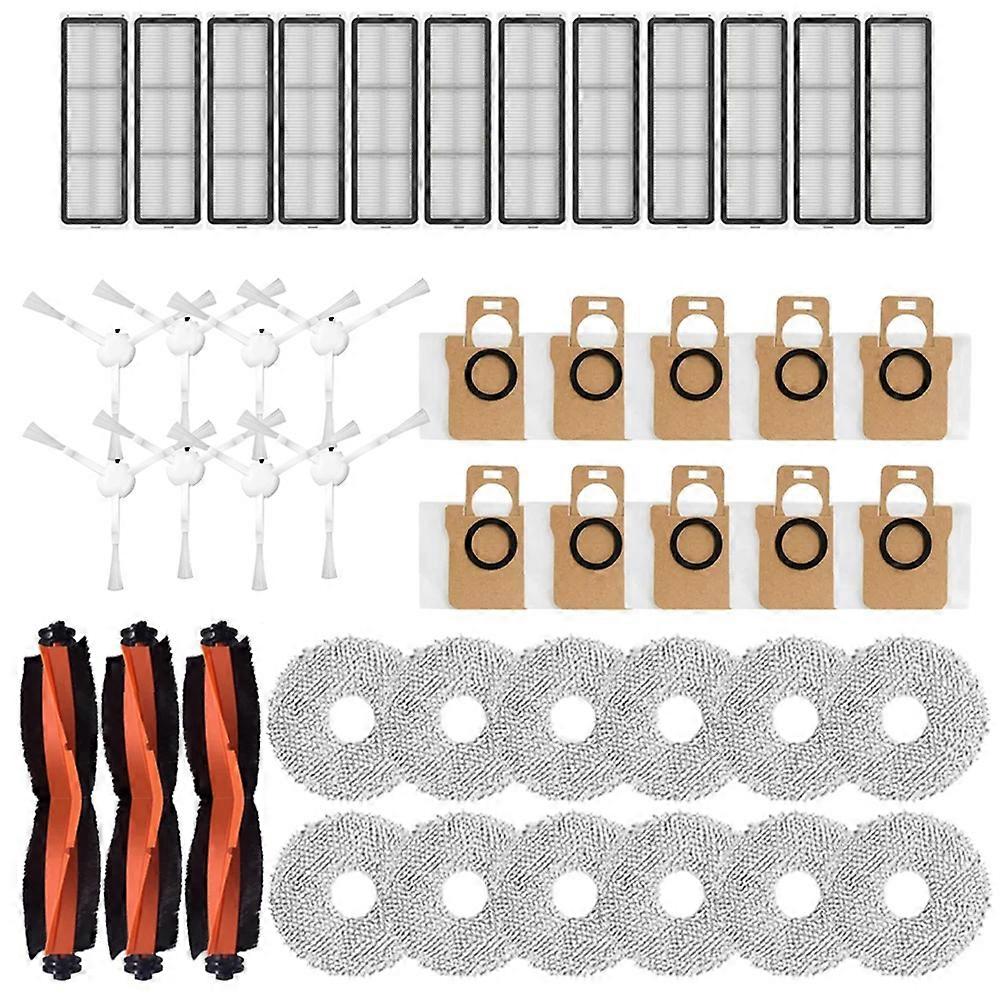 Ersatzteile Für Den Xiaomi X20+/x20plus Saugroboter: Rotationsbürste, Seitenbürste, Filter, Reinigungstücher, Staubbeutel