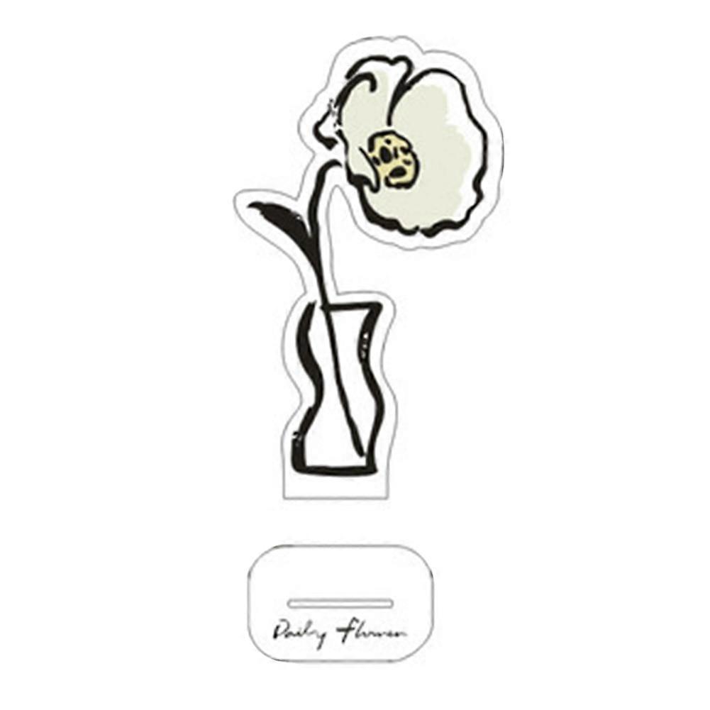 Blumenornament – Notizclip – Praktischer Dokumentenhalter – Bedienfeld – Nachrichtenornament B